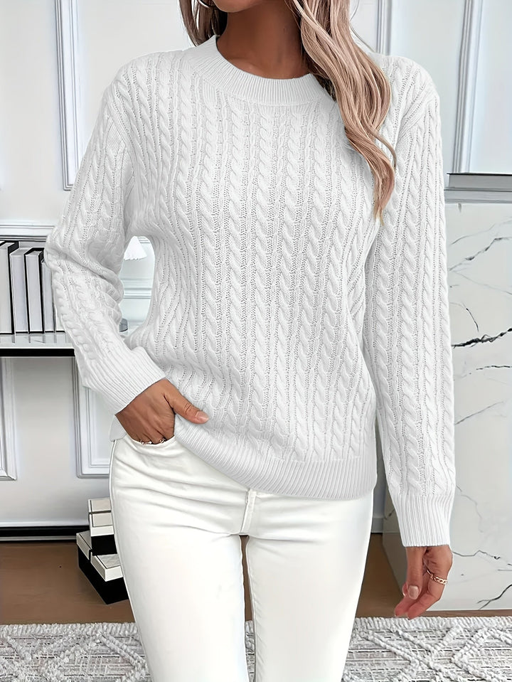 OVERSIZED ROUND-NECK PONCHO | LAID-BACK LUXURY FOR MODERN LIVING