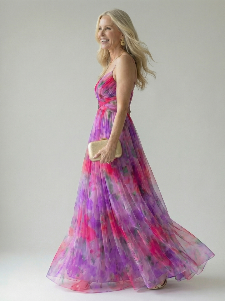 ELEANOR | FORGIVING FIT WRAP MAXI DRESS