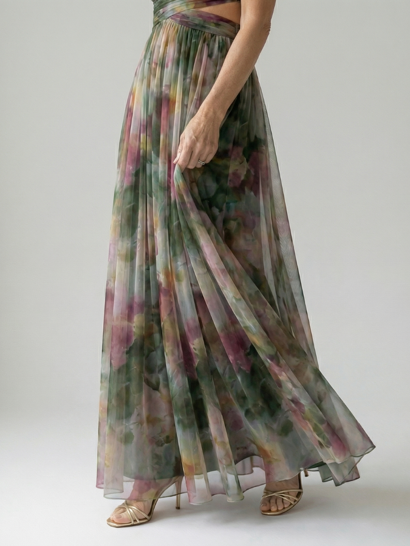 ELEANOR | FORGIVING FIT WRAP MAXI DRESS