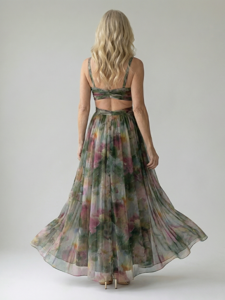 ELEANOR | FORGIVING FIT WRAP MAXI DRESS
