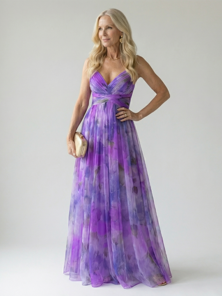 ELEANOR | FORGIVING FIT WRAP MAXI DRESS