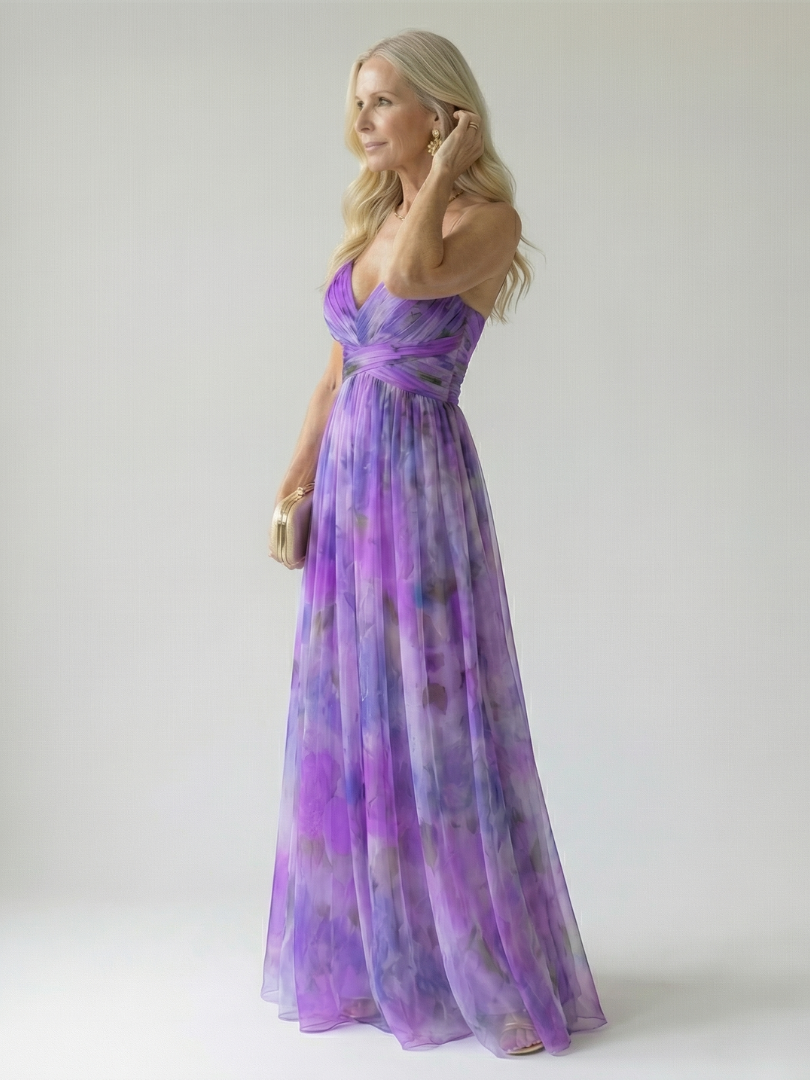 ELEANOR | FORGIVING FIT WRAP MAXI DRESS
