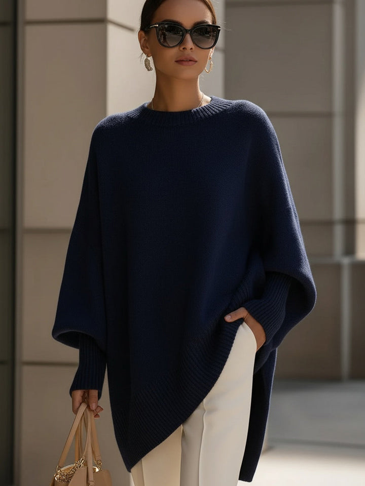 OVERSIZED KNIT PONCHO | EFFORTLESS ELEGANCE WITH COZY GRACE