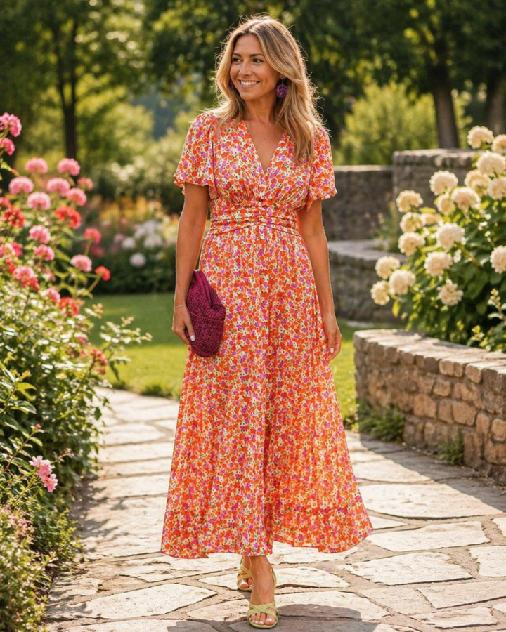GWENDOLYN | FORGIVING DRAPE SUMMER DRESS