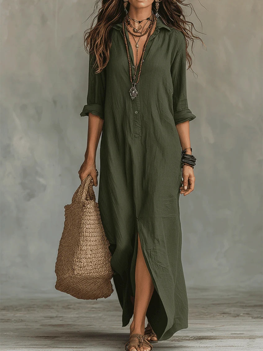 CLARA | TUMMY COVERAGE MAXI DRESS