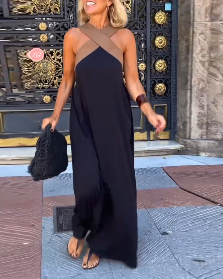 ELSIE | FLATTERS INSTANTLY CROSSOVER MAXI DRESS