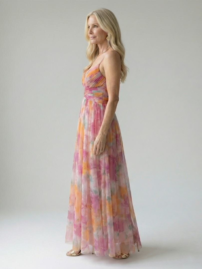ELEANOR | FORGIVING FIT WRAP MAXI DRESS