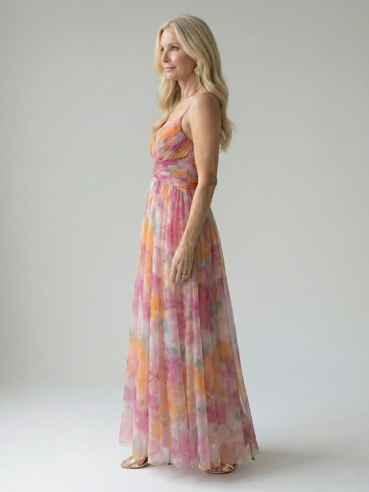 ELEANOR | FORGIVING FIT WRAP MAXI DRESS