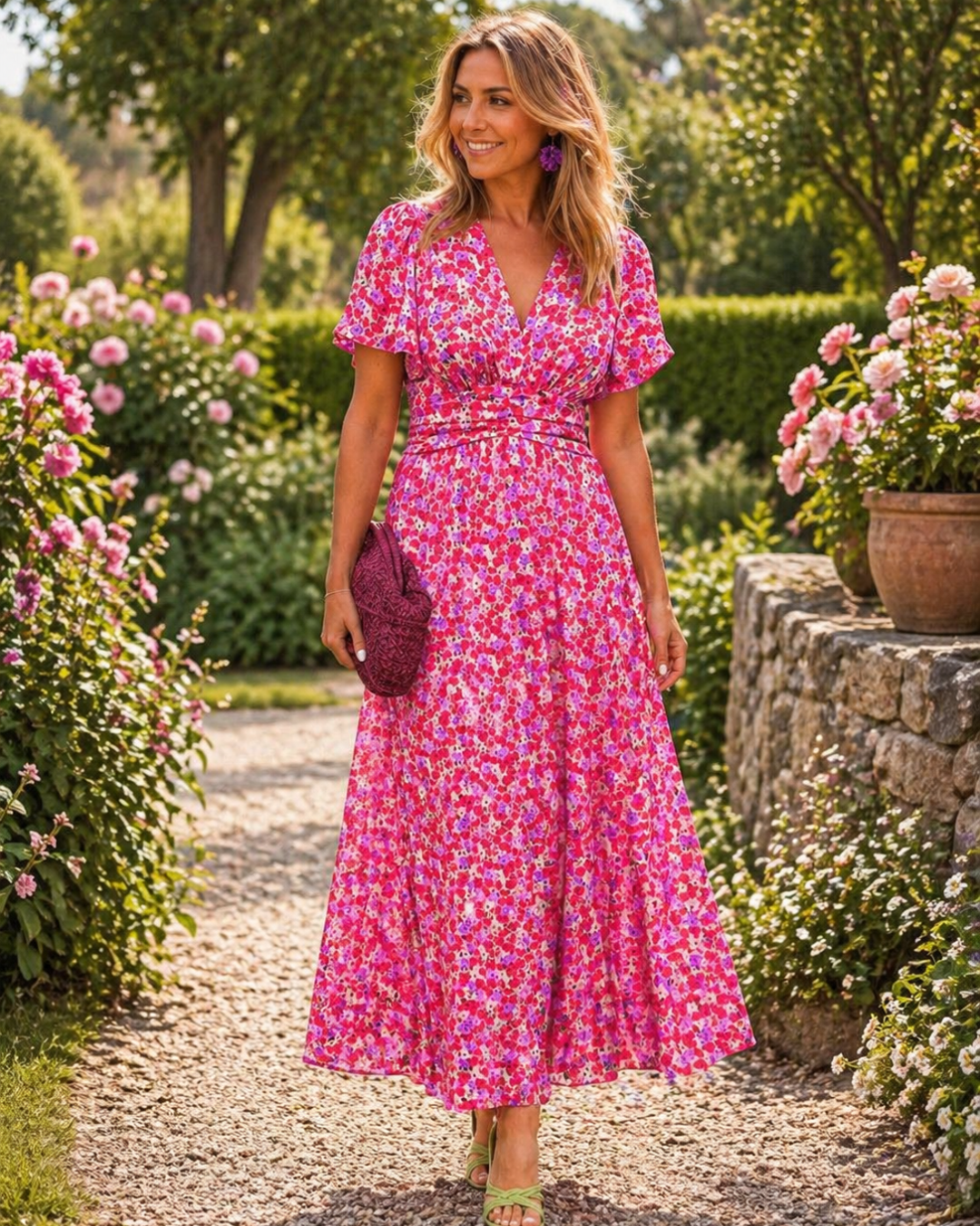 GWENDOLYN | FORGIVING DRAPE SUMMER DRESS