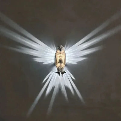 3D Animal Wall Light Owl Eagle Lion Battery Powered Bald Eagle 1