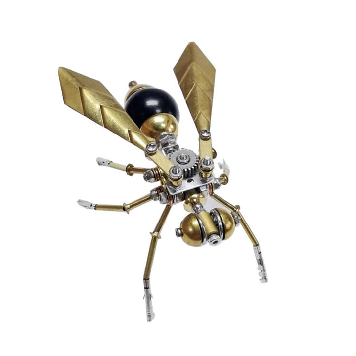 3D Metal Bee Model Kit DIY Assembly Set of 2 Small Wasp 1