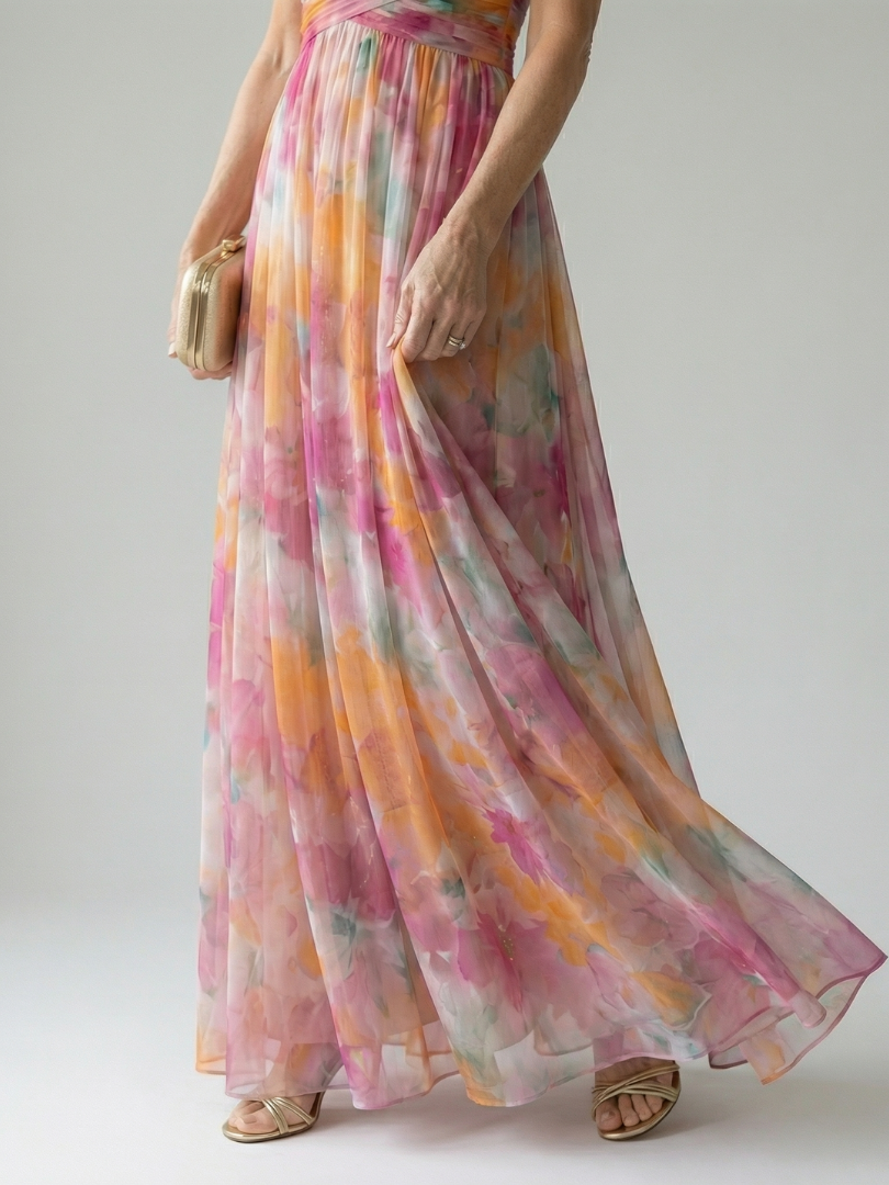 ELEANOR | FORGIVING FIT WRAP MAXI DRESS