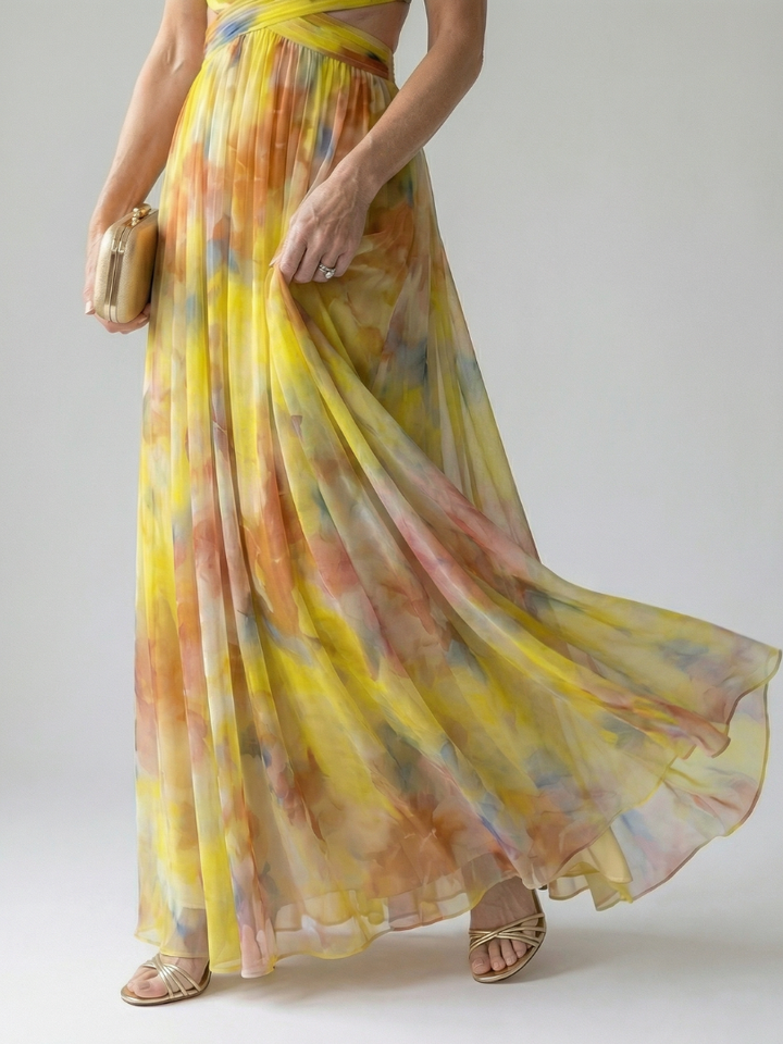ELEANOR | FORGIVING FIT WRAP MAXI DRESS