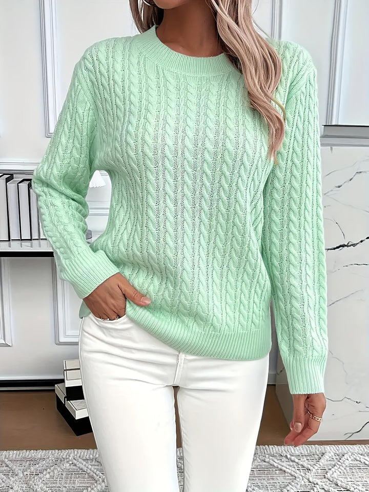 OVERSIZED ROUND-NECK PONCHO | LAID-BACK LUXURY FOR MODERN LIVING