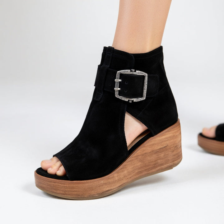 HENRIETTA | NO FUSS WEDGE ANKLE BOOT