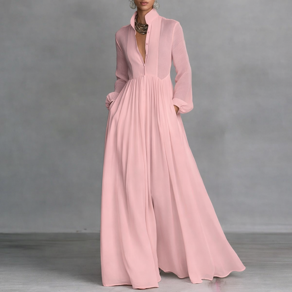 OLIVE | TUMMY COVERAGE FLOW MAXI DRESS