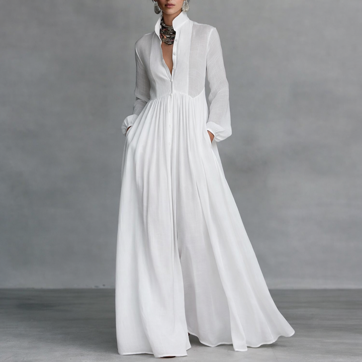 OLIVE | TUMMY COVERAGE FLOW MAXI DRESS
