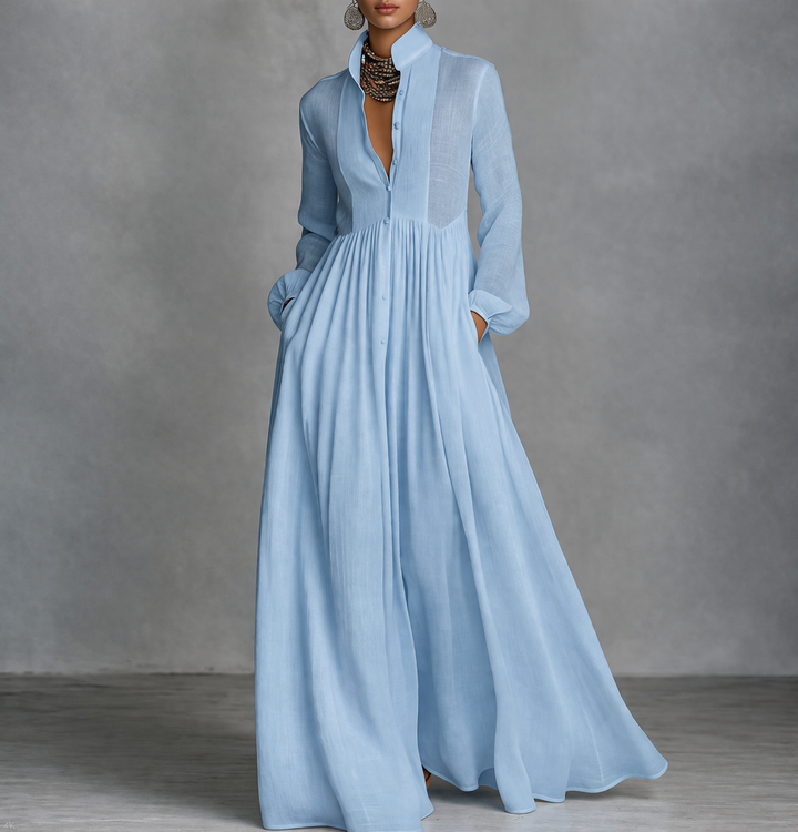 OLIVE | TUMMY COVERAGE FLOW MAXI DRESS