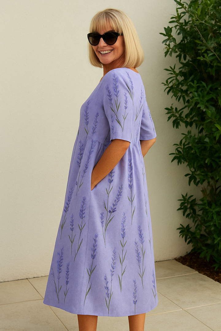 GERTRUDE | ARM COVERAGE MIDI DRESS