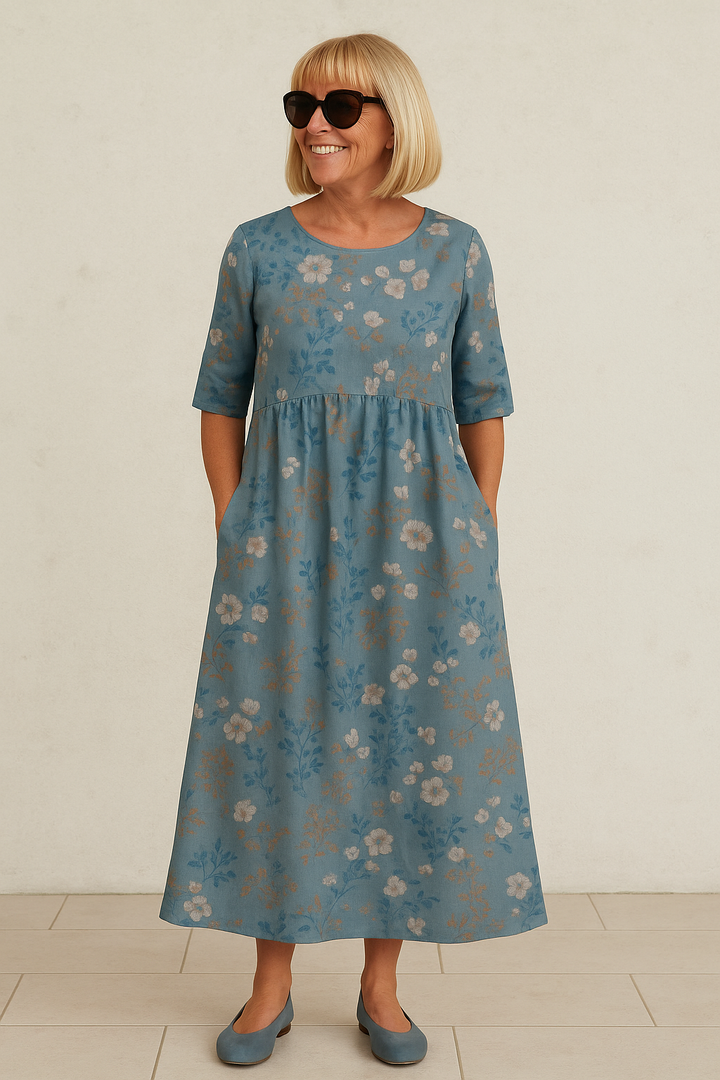GERTRUDE | ARM COVERAGE MIDI DRESS