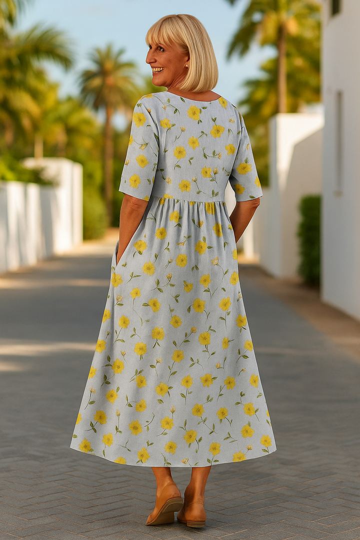 GERTRUDE | ARM COVERAGE MIDI DRESS