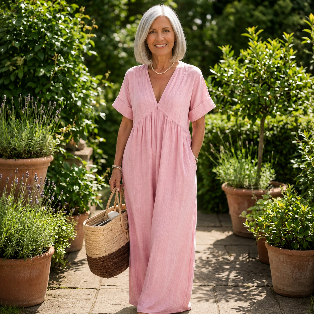 YVONNE | FORGIVING DRAPE MAXI DRESS