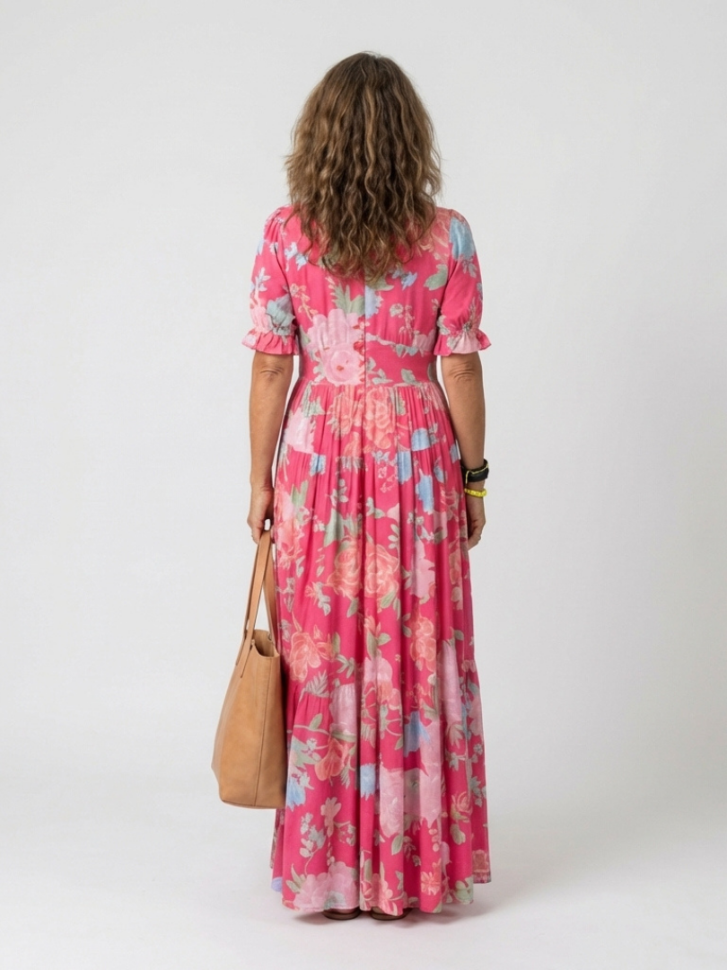 LUCILLE | FORGIVING DRAPE SUMMER DRESS