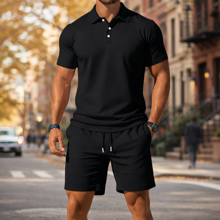 ELLIOT POLO + SHORT SET | RELAXED SUMMER STYLE