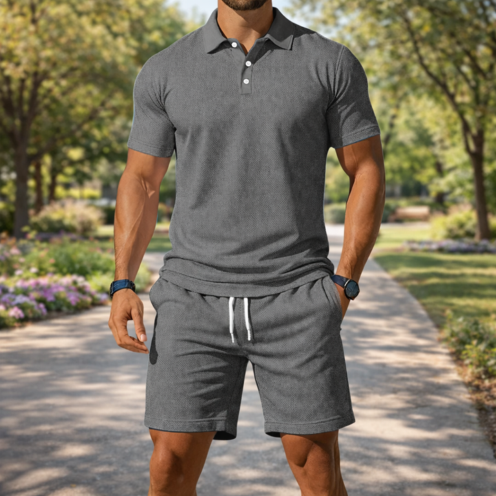 ELLIOT POLO + SHORT SET | RELAXED SUMMER STYLE