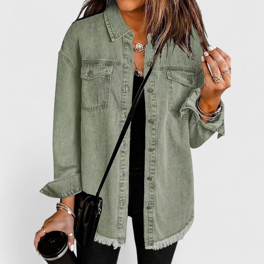 CLASSIC RELAXED-FIT DENIM JACKET | ICONIC STYLE FOR EVERY SEASON