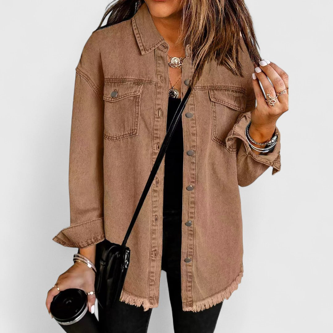 CLASSIC RELAXED-FIT DENIM JACKET | ICONIC STYLE FOR EVERY SEASON