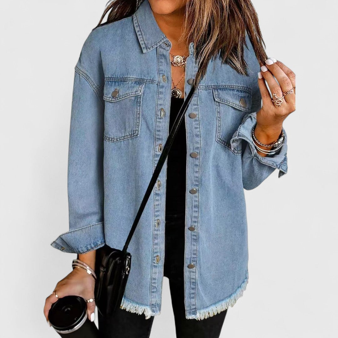CLASSIC RELAXED-FIT DENIM JACKET | ICONIC STYLE FOR EVERY SEASON