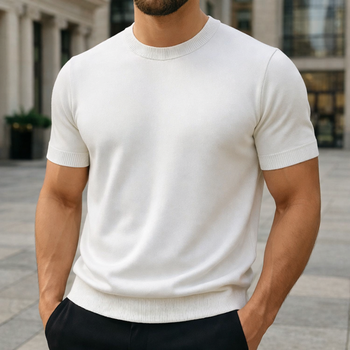 OLIVER KNIT T-SHIRT | CLEAN STYLE FOR EVERYDAY WEAR