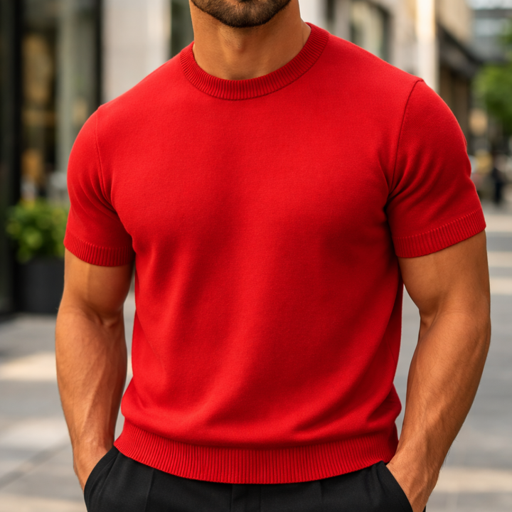 OLIVER KNIT T-SHIRT | CLEAN STYLE FOR EVERYDAY WEAR