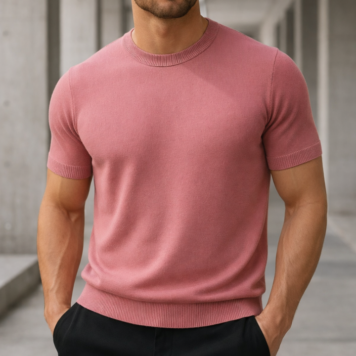 OLIVER KNIT T-SHIRT | CLEAN STYLE FOR EVERYDAY WEAR