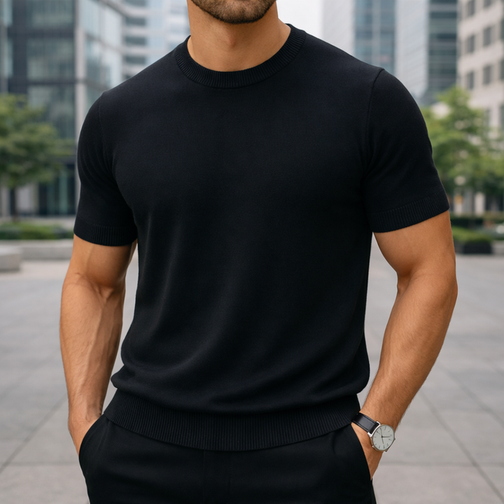OLIVER KNIT T-SHIRT | CLEAN STYLE FOR EVERYDAY WEAR