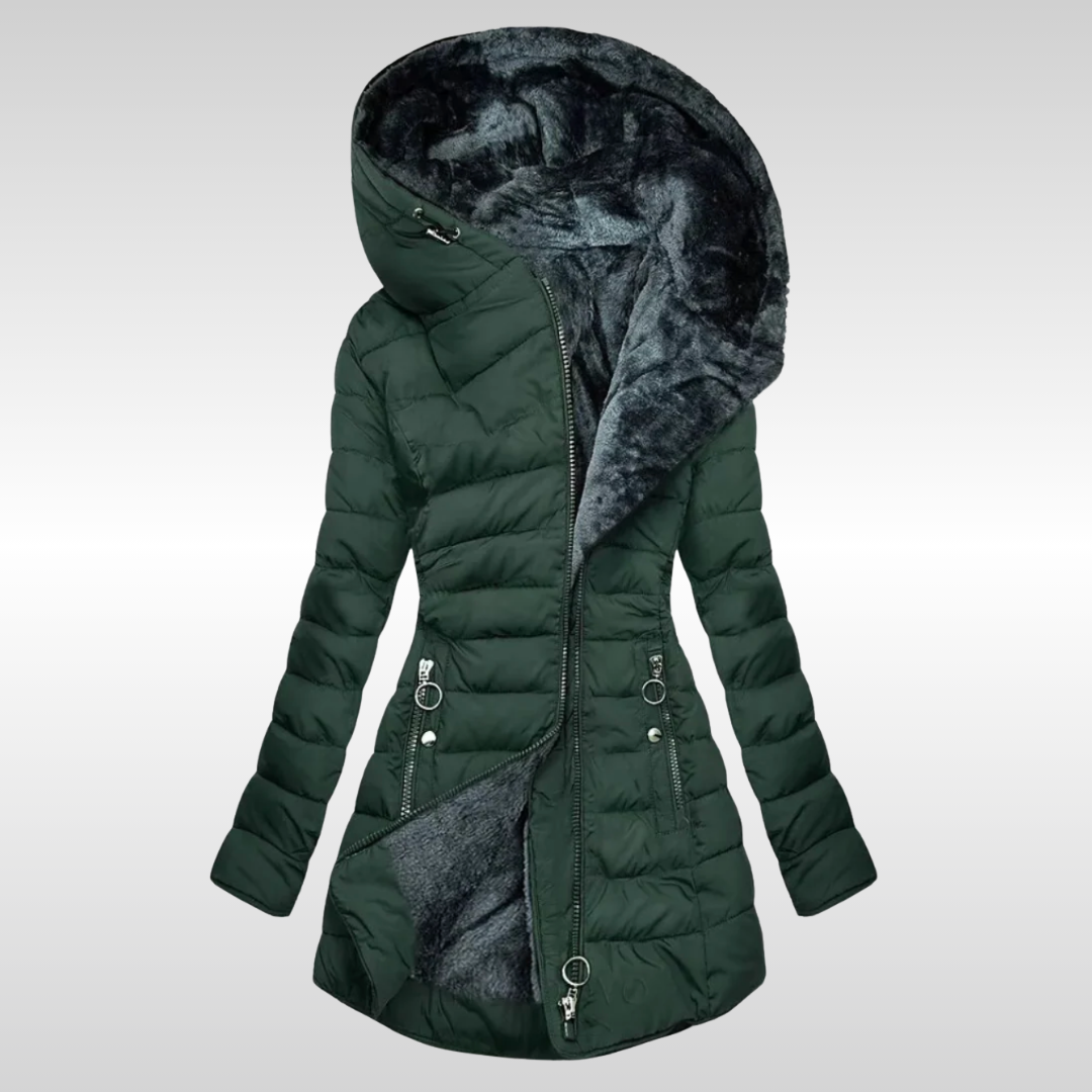 OLIVIA SOFT HOODED COAT | FLATTERING WARMTH FOR EVERY DAY