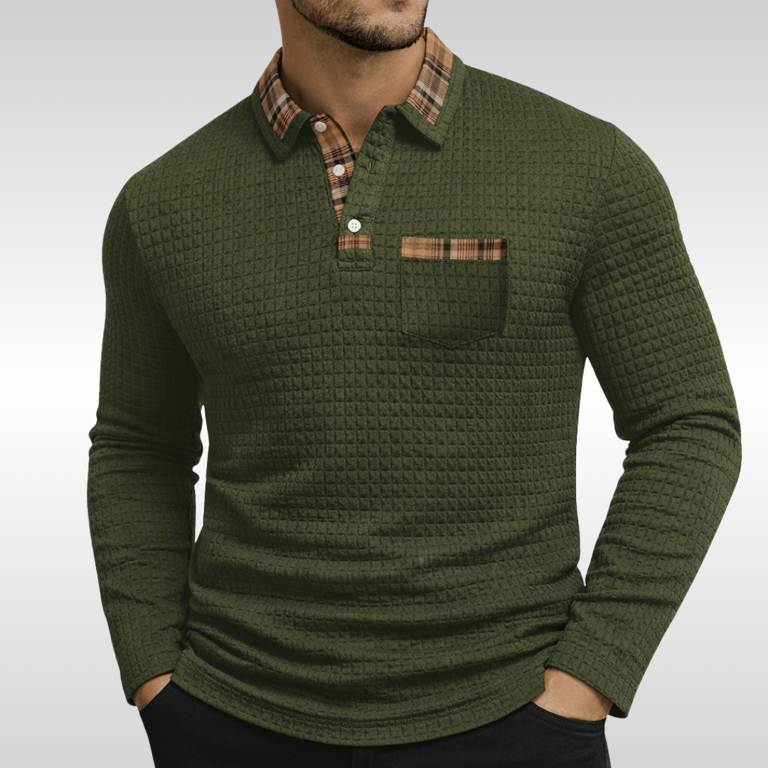 OWEN WAFFLE POLO SHIRT | SMART COMFORT FOR EVERYDAY WEAR