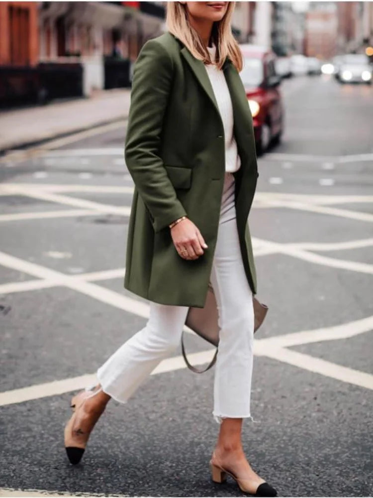 TAILORED LONG COAT | TIMELESS ELEGANCE WITH MODERN REFINEMENT