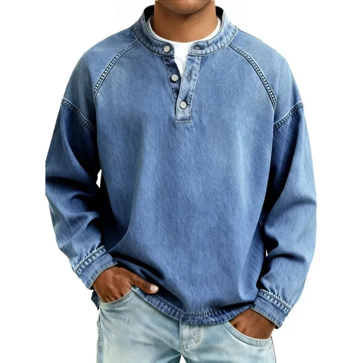 REGINALD | NO FUSS HENLEY SHIRT