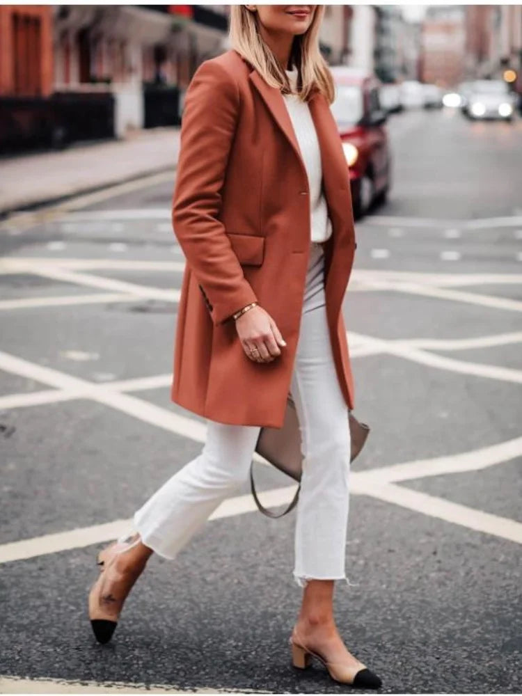 TAILORED LONG COAT | TIMELESS ELEGANCE WITH MODERN REFINEMENT
