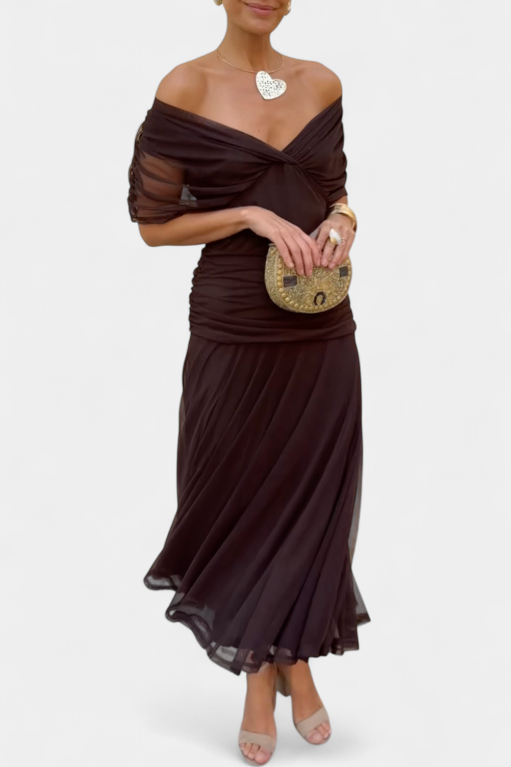 ALMA | TUMMY COVERAGE FLORAL MAXI DRESS