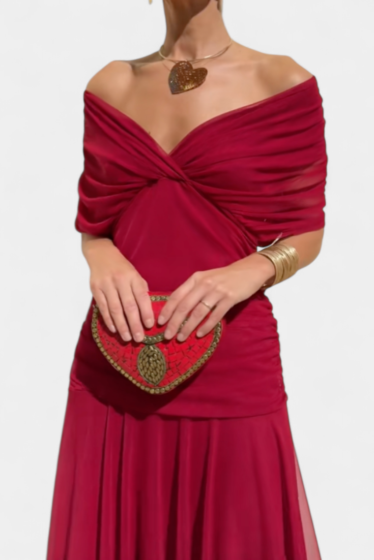 ALMA | TUMMY COVERAGE FLORAL MAXI DRESS