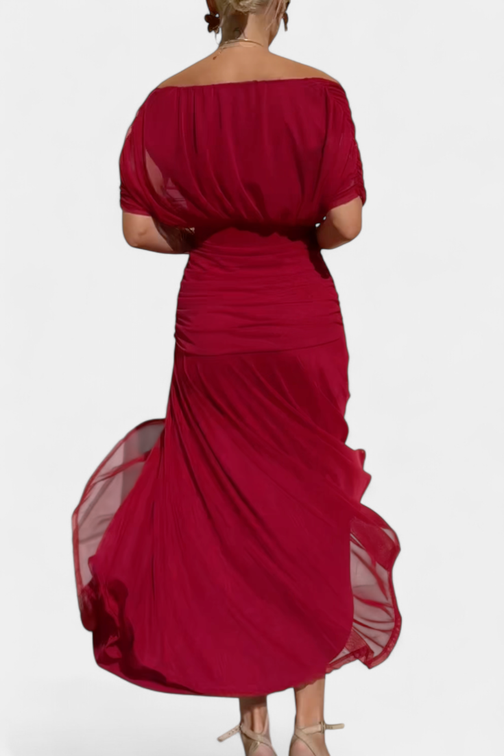 ALMA | TUMMY COVERAGE FLORAL MAXI DRESS