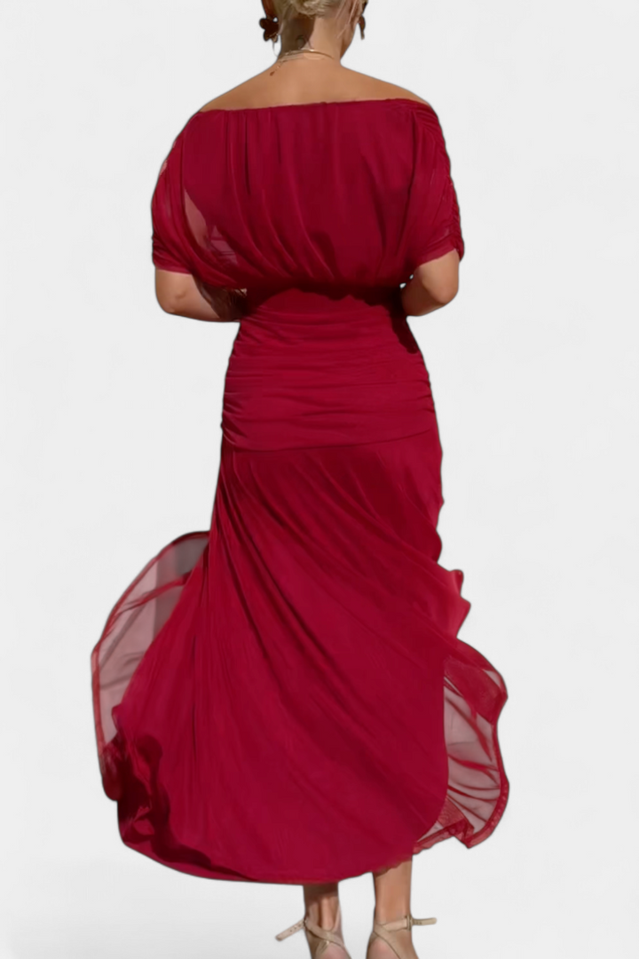 ALMA | TUMMY COVERAGE FLORAL MAXI DRESS