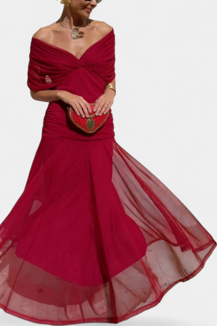 ALMA | TUMMY COVERAGE FLORAL MAXI DRESS