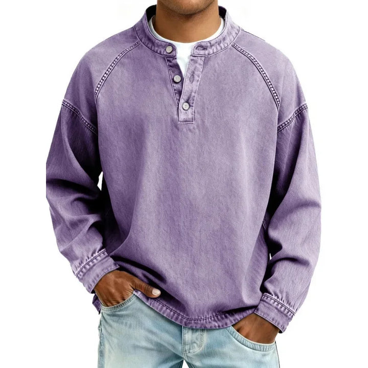 REGINALD | NO FUSS HENLEY SHIRT