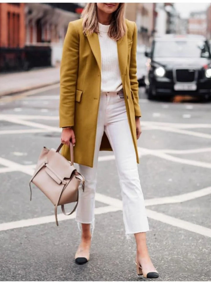 TAILORED LONG COAT | TIMELESS ELEGANCE WITH MODERN REFINEMENT