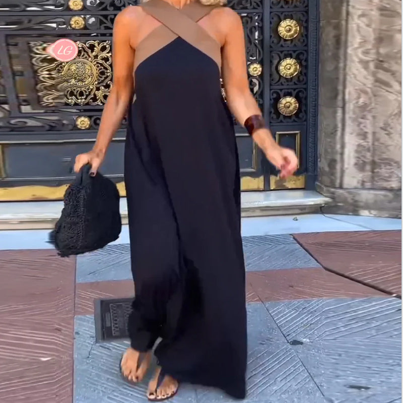 ELSIE | FLATTERS INSTANTLY CROSSOVER MAXI DRESS