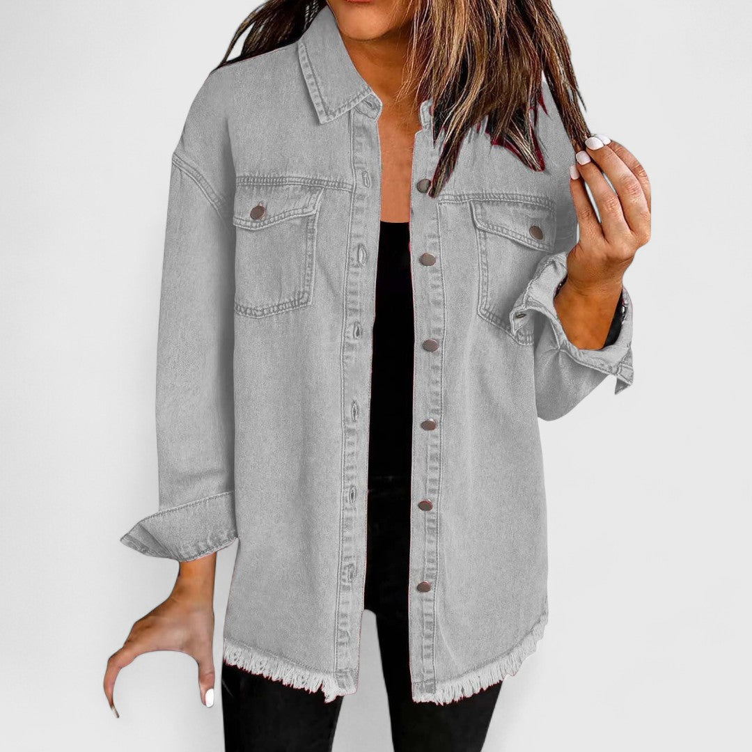 CLASSIC RELAXED-FIT DENIM JACKET | ICONIC STYLE FOR EVERY SEASON